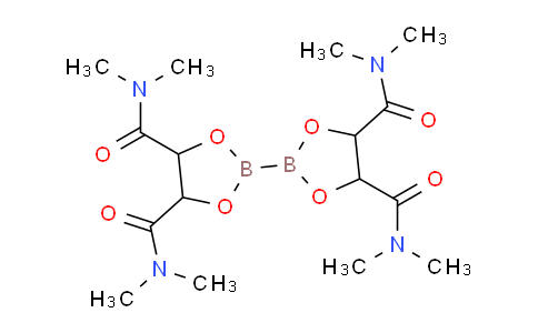 CAS No. 230299-42-0, 2-[4,5-bis[dimethylamino(oxo)methyl]-1,3,2-dioxaborolan-2-yl]-N4,N4,N5,N5-tetramethyl-1,3,2-dioxaborolane-4,5-dicarboxamide