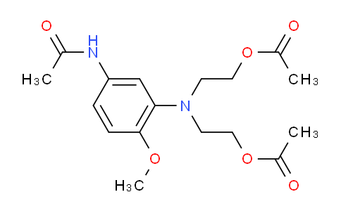 CAS No. 23128-51-0, N-[3-[bis(2-Acetoxyethyl)amino]-4-methoxyphenyl]acetamide