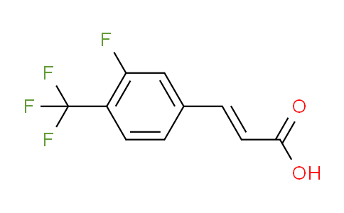 CAS No. 231291-13-7, 3-(3-Fluoro-4-(trifluoromethyl)phenyl)acrylic acid