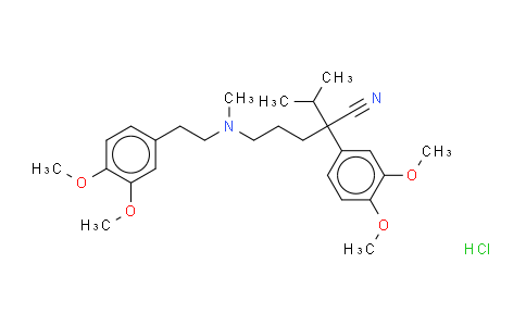 CAS No. 23313-68-0, Verapamil hydrochloride