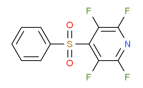 CAS No. 23449-67-4, 4-(benzenesulfonyl)-2,3,5,6-tetrafluoropyridine