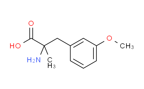 CAS No. 2349-31-7, 2-Amino-3-(3-methoxyphenyl)-2-methylpropanoic acid