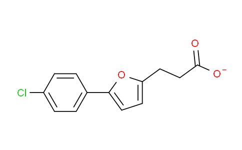 CAS No. 23589-02-8, 3-[5-(4-chlorophenyl)-2-furanyl]propanoate