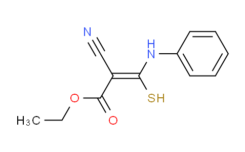 CAS No. 23593-51-3, Ethyl (Z)-2-cyano-3-mercapto-3-(phenylamino)acrylate