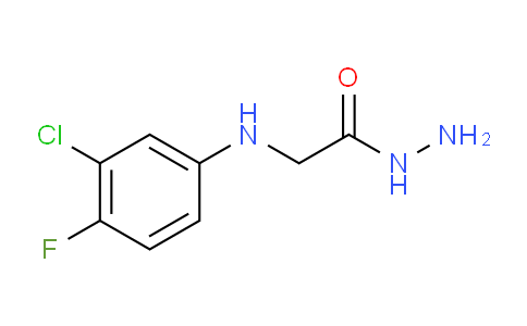 CAS No. 2370-44-7, 2-((3-Chloro-4-fluorophenyl)amino)acetohydrazide