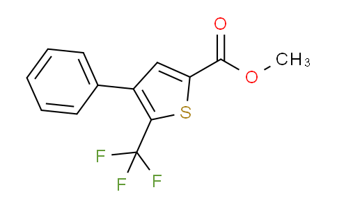 CAS No. 237385-98-7, Methyl 4-phenyl-5-(trifluoromethyl)thiophene-2-carboxylate