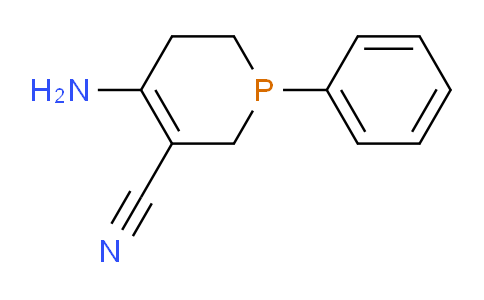 CAS No. 23848-09-1, 4-Amino-1-phenyl-3,6-dihydro-2H-phosphorin-5-carbonitrile