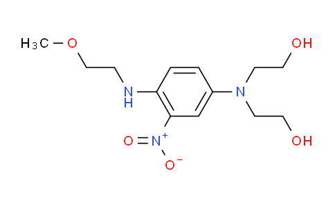 CAS No. 23920-15-2, 2-[N-(2-hydroxyethyl)-4-(2-methoxyethylamino)-3-nitroanilino]ethanol