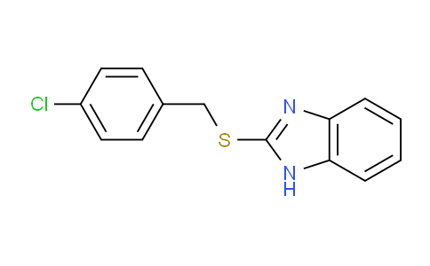 CAS No. 23976-76-3, 2-[(4-chlorophenyl)methylthio]-1H-benzimidazole