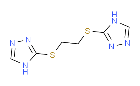 CAS No. 23988-58-1, 1,2-Bis((4H-1,2,4-triazol-3-yl)thio)ethane