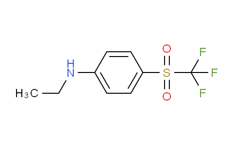 CAS No. 240490-01-1, N-ethyl-4-(trifluoromethylsulfonyl)aniline
