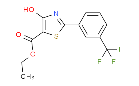CAS No. 240800-53-7, Ethyl 4-hydroxy-2-(3-(trifluoromethyl)phenyl)thiazole-5-carboxylate