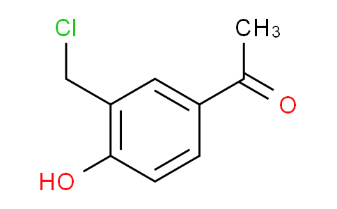 CAS No. 24085-05-0, 1-(3-(Chloromethyl)-4-hydroxyphenyl)ethanone