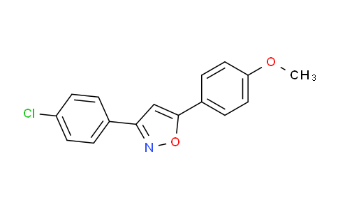 CAS No. 24097-19-6, 3-(4-Chlorophenyl)-5-(4-methoxyphenyl)isoxazole