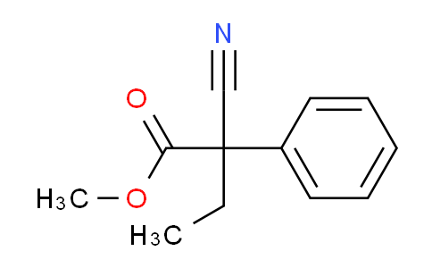 CAS No. 24131-07-5, 2-Cyano-2-phenylbutanoic acid methyl ester