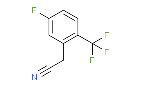 CAS No. 242812-09-5, 2-(5-Fluoro-2-(trifluoromethyl)phenyl)acetonitrile