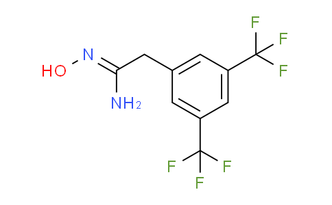 CAS No. 244022-74-0, 2-[3,5-bis(trifluoromethyl)phenyl]-N'-hydroxyethanimidamide
