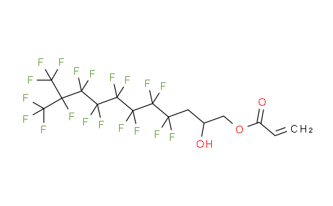 CAS No. 24407-09-8, 2-Propenoic acid [4,4,5,5,6,6,7,7,8,8,9,9,10,11,11,11-hexadecafluoro-2-hydroxy-10-(trifluoromethyl)undecyl] ester