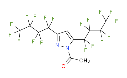 CAS No. 247170-28-1, 1-[3,5-bis(1,1,2,2,3,3,4,4,4-nonafluorobutyl)-1-pyrazolyl]ethanone