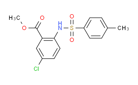 CAS No. 247237-38-3, 5-chloro-2-[(4-methylphenyl)sulfonylamino]benzoic acid methyl ester
