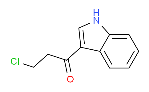 CAS No. 24955-86-0, 3-chloro-1-(1H-indol-3-yl)-1-propanone