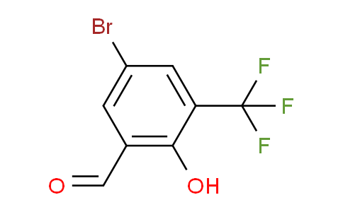 CAS No. 251300-30-8, 5-bromo-2-hydroxy-3-(trifluoromethyl)benzaldehyde