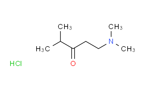 CAS No. 25287-61-0, 1-(Dimethylamino)-4-methyl-3-pentanone hydrochloride
