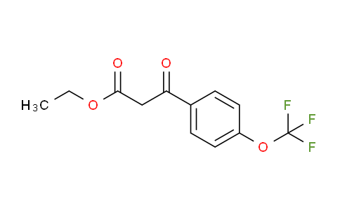 CAS No. 252955-06-9, Ethyl 3-oxo-3-(4-(trifluoromethoxy)phenyl)propanoate