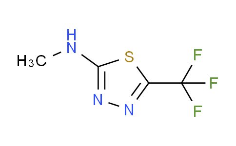 CAS No. 25366-22-7, N-methyl-5-(trifluoromethyl)-1,3,4-thiadiazol-2-amine