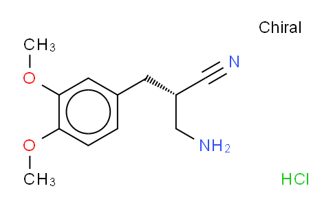 2544-13-0 | (2S)-2-Amino-3-(3,4-dimethoxyphenyl)-2-methylpropanenitrile,hydrochloride