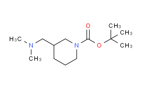 CAS No. 254905-64-1, tert-Butyl 3-[(dimethylamino)methyl]piperidine-1-carboxylate