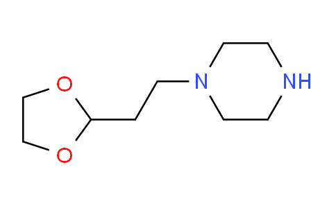 CAS No. 25553-77-9, 1-(2-(1,3-Dioxolan-2-yl)ethyl)piperazine