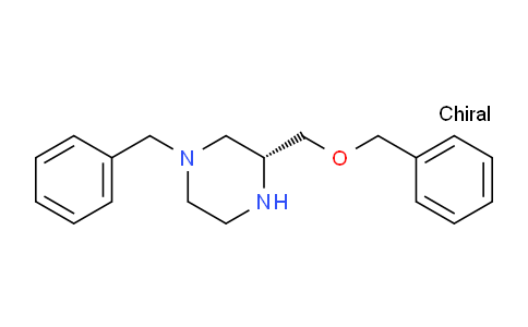 CAS No. 255723-98-9, (R)-1-Benzyl-3-(benzyloxymethyl)piperazine