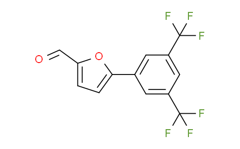 CAS No. 256658-04-5, 5-[3,5-Di(trifluoromethyl)phenyl]-2-furaldehyde