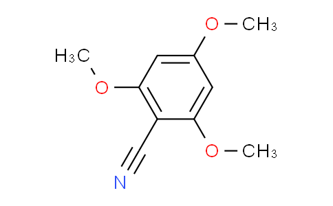 CAS No. 2571-54-2, 2,4,6-Trimethoxybenzonitrile