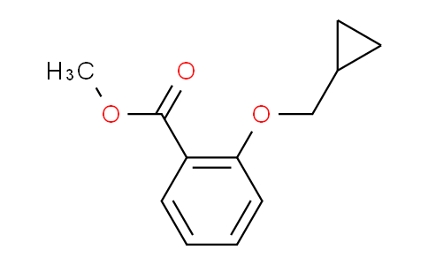 CAS No. 25755-06-0, 2-(cyclopropylmethoxy)benzoic acid methyl ester