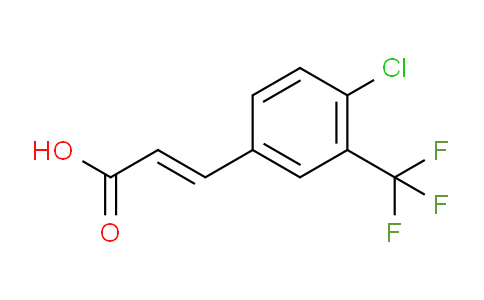 CAS No. 257872-87-0, 3-[4-chloro-3-(trifluoromethyl)phenyl]-2-propenoic acid