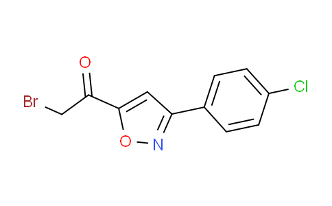 CAS No. 258506-49-9, 2-Bromo-1-(3-(4-chlorophenyl)isoxazol-5-yl)ethanone