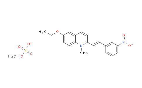 CAS No. 25910-85-4, 6-Ethoxy-1-methyl-2-(3-nitrostyryl)quinolin-1-ium methyl sulfate
