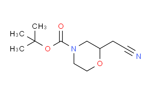 CAS No. 259180-69-3, 2-(cyanomethyl)-4-morpholinecarboxylic acid tert-butyl ester
