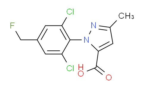 CAS No. 259243-72-6, 1-[2,6-DICHLORO-4-(FLUOROMETHYL)PHENYL]-3-METHYL-1H-PYRAZOLE-5-CARBOXYLIC ACID