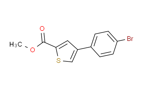 CAS No. 26137-07-5, 4-(4-bromophenyl)-2-thiophenecarboxylic acid methyl ester