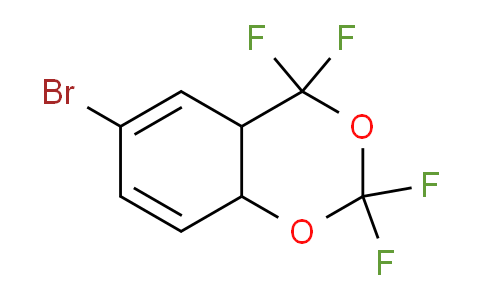 CAS No. 261762-36-1, 6-bromo-2,2,4,4-tetrafluoro-4a,8a-dihydro-1,3-benzodioxin