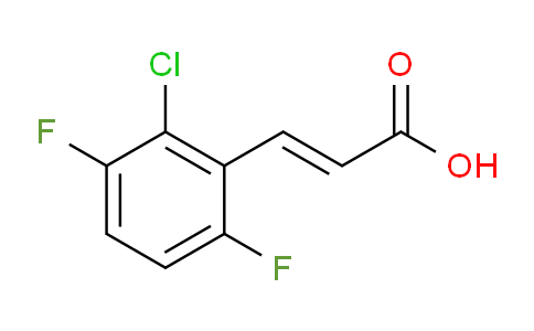CAS No. 261762-48-5, 3-(2-Chloro-3,6-difluorophenyl)acrylic acid
