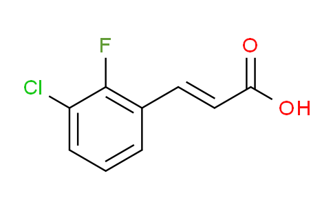 CAS No. 261762-62-3, 3-(3-Chloro-2-fluorophenyl)acrylic acid