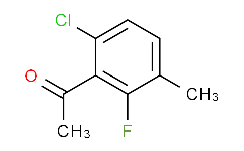 CAS No. 261762-78-1, 1-(6-Chloro-2-fluoro-3-methylphenyl)ethanone