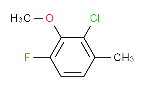 CAS No. 261762-79-2, 2-Chloro-4-fluoro-3-methoxy-1-methylbenzene