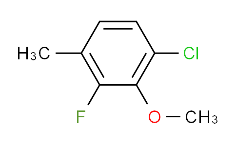 CAS No. 261762-80-5, 1-Chloro-3-fluoro-2-methoxy-4-methylbenzene