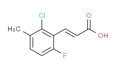 CAS No. 261762-89-4, 3-(2-Chloro-6-fluoro-3-methylphenyl)acrylic acid