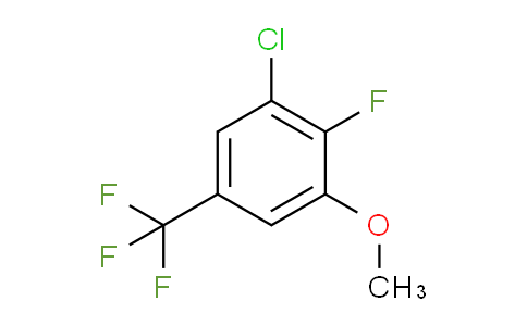 CAS No. 261763-01-3, 1-Chloro-2-fluoro-3-methoxy-5-(trifluoromethyl)benzene